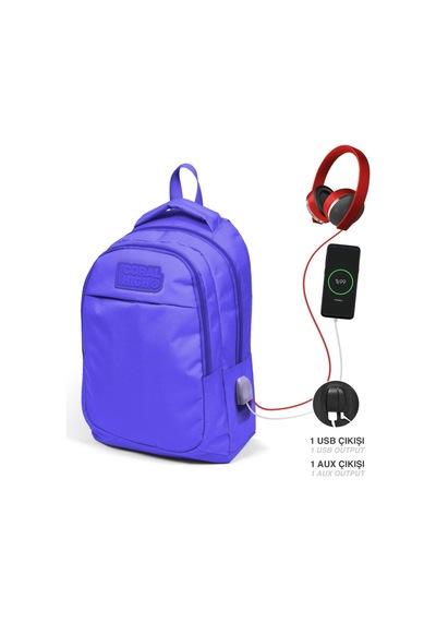 Coral High Kız Çocuk Okul Çantası Ve Beslenme Çantası Seti - Lavanta
