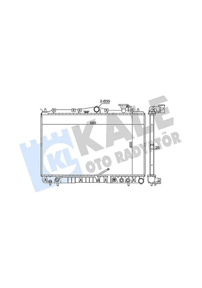 Kale 369400 Motor Radyatoru 2531034050