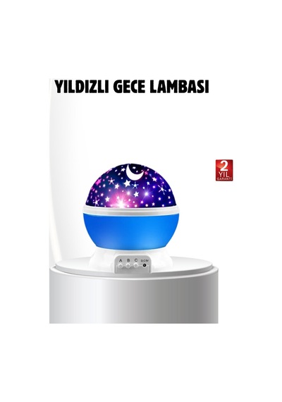 Led Gece Lambası 6 Renk Seçenekli Yumuşak Işıklı Uyku Yardımcı Lamba Beyaz