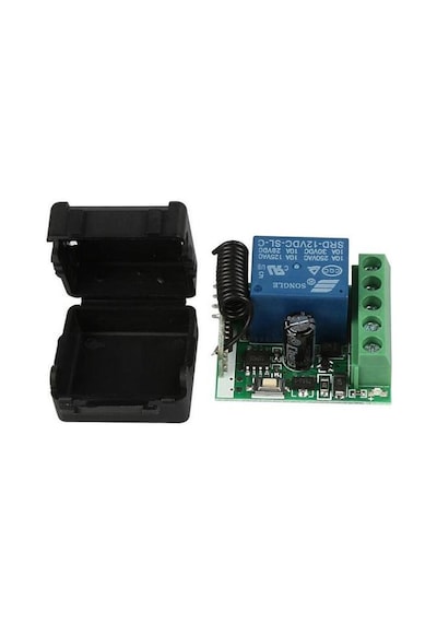 12V 10A 433 Mhz 1 Kanallı Kablosuz Rf Alıcı Röle Modül Kutulu