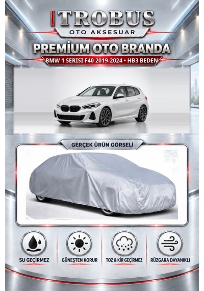 Bmw 1 Serisi F40 Xdrive 2019-2025 Uyumlu Premium Araba Brandası Oto Branda Hb3 Beden