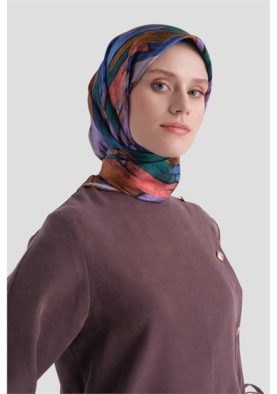 Armine Saf İpek Twill Eşarp 9612d 53 pembe