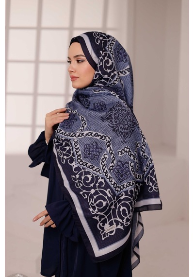Mimiyum Rüveyda Premium Soft Şal Lacivert