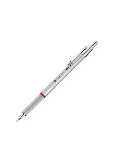 Rotring Rapid Pro 0.7 Mm Gümüş Versatil Mekanik Metal Gövde Kalem