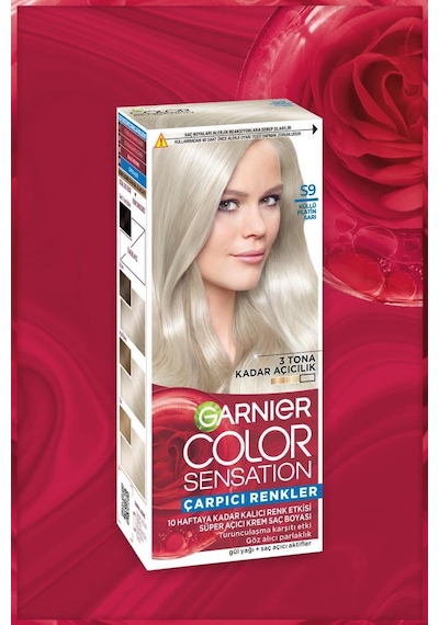 Garnier Çarpıcı Renkler S9 Küllü Altın Sarı Saç Boyası, Demikit 3600542630337-10623 Küllü Sarı