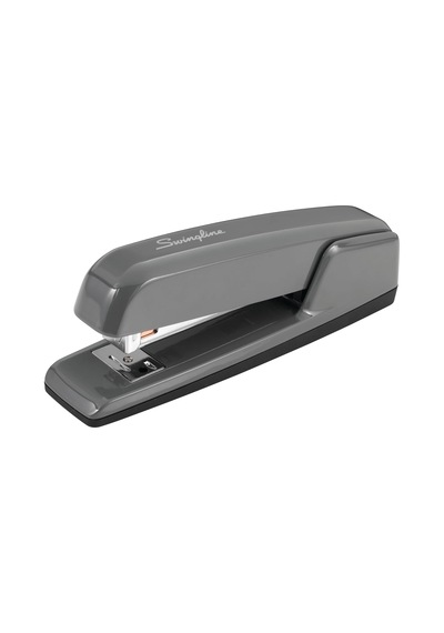 Pack Of 1, 08 Steel Grey - 747 Business Full Strip Desk Stapler, 20-sheet Capacity, Steel Gray 124-Pembe