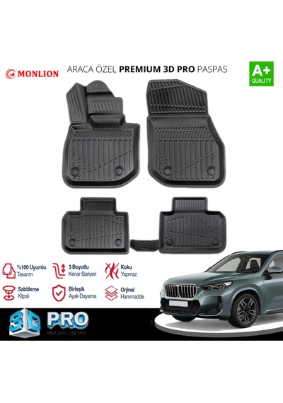 Bmw Ix1 3d Pro Havuzlu Paspas 2024 Üzeri