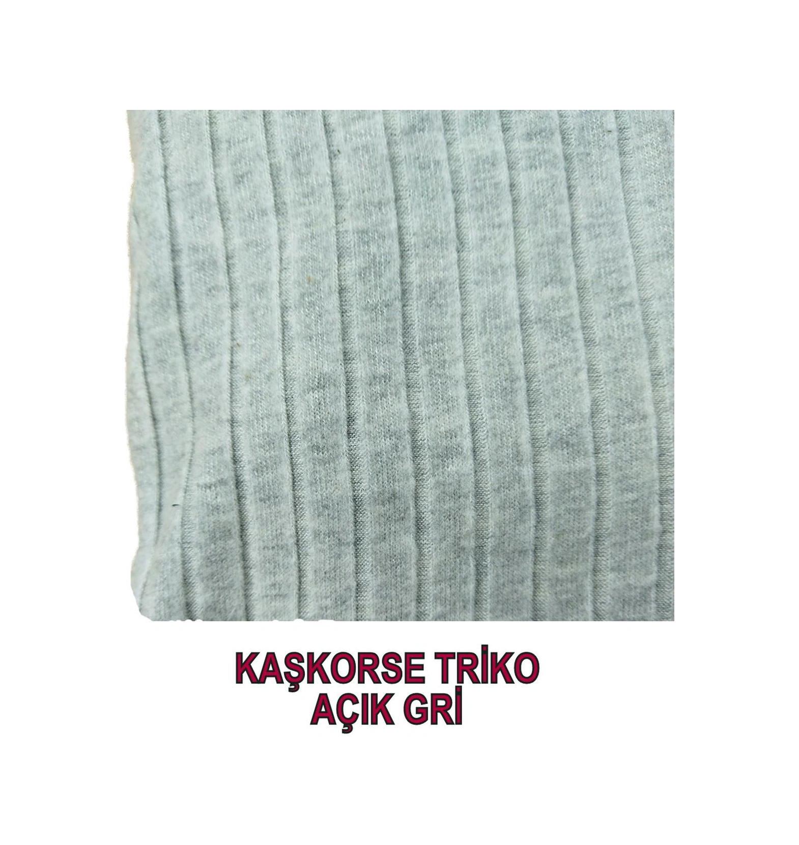Raporlu Örme Gri Renkte En 130 Cm X Boy 215 Cm -3825