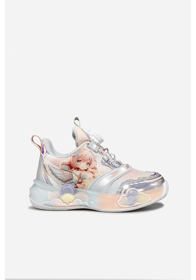 Vicco Yusi Işıklı Kız Okul Öncesi Gümüş Sneaker
