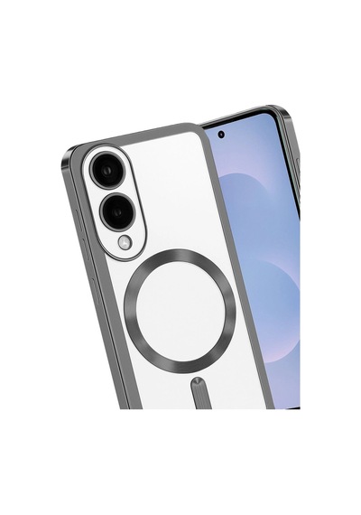 Samsung Galaxy S25 Edge Kross Magneticsafe Kapak - Titan Gri
