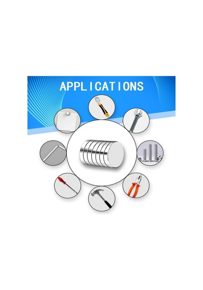 15 Adet Neodyum Mıknatıs Magnet Çap: 10 X 2 Mm
