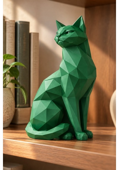 Asil Kedi Figürlü Dekoratif Biblo 25943665