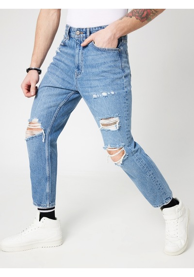 Relaxed Relax Fit Erkek Pantolon Mavi