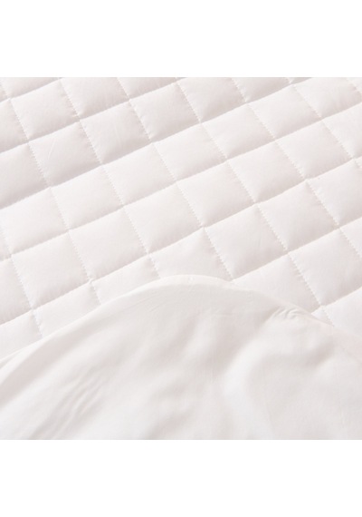 Soft Kapitoneli Sıvı Geçirmez Fitted Çift Kişilik Alez - Beyaz - 180x200 Cm Renkli