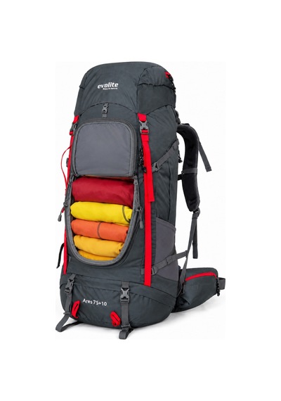 Evolite Ares 75+10l Sırt Çantası Gri