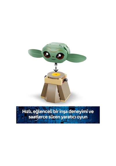 LEGO® Star Wars: The Mandalorian™ Grogu’nun Yuvası 75443-4 Yaş Üzeri Çocuklar için Figür İçeren Yaratıcı Oyuncak Yapım Seti (107P)
