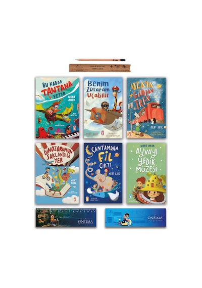 Timaş Çocuk Mert Arık Hikaye Seti 6 Kitap 1. Ve 2. Sınıf - Bu Kadar Tantana Yeter - Benim Zürafam Uçabilir