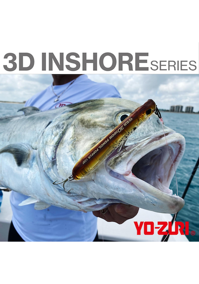 Yo-zuri Chartreuse 3d Inshore Twitchbait, Yavaş Batan, 90 Mm