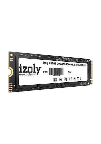 Izoly 256gb 2000mb-1300mb/s Nvme M.2 Pcı-express 3.0 Gaming Ssd