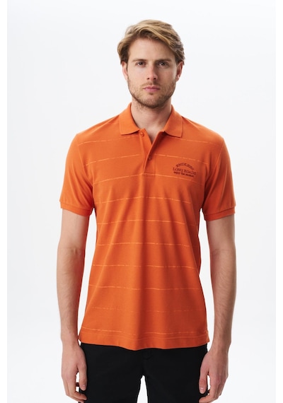 AR-MA Arma Erkek Basic Regular Fit % 100 Pamuk Pike Polo Yaka Tişört Y29374355702 Pembe