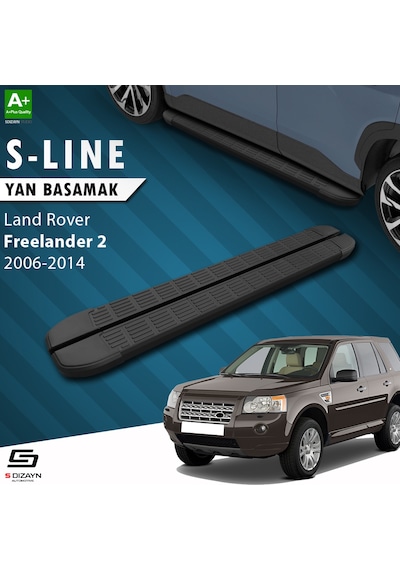 S-Dizayn Land Rover Freelander 2 S-Line Siyah Yan Basamak 173 Cm