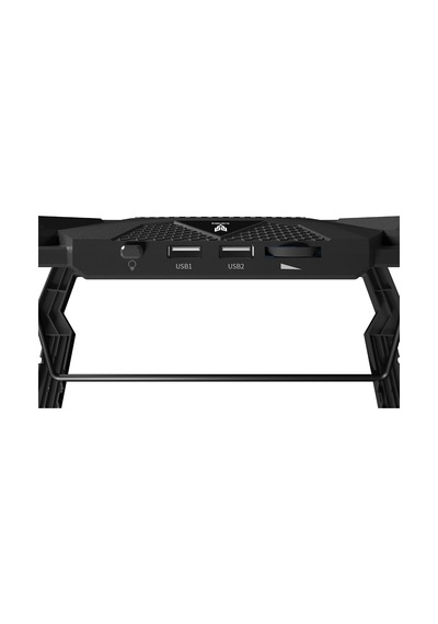 Icecore Siyah 5 Fanlı Alüminyum 9-17 Inç Rgb Notebook Soğutucu Stand Sx-25rgb