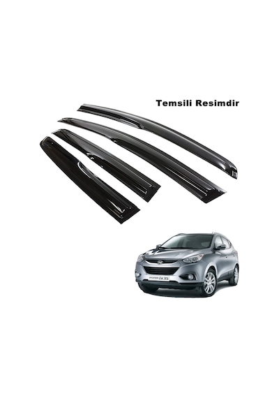 Hyundai Ix35 Mügen Cam Rüzgarlığı 2010 - 2015 Arası 4 Lü Takım N11.33796