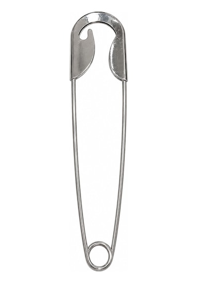 Fugo Metal Saç Tokası 14 Cm Uzun Çengelli Firkete Toka Şık Saç Aksesuarı Gümüş