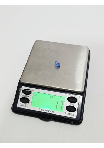 Faset Kesim Doğal Mavi Safir Taşı 1,7 Karat S033