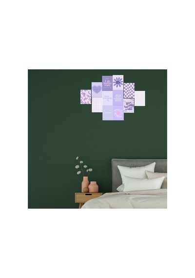 Purple Poster Duvar Kağıdı Seti