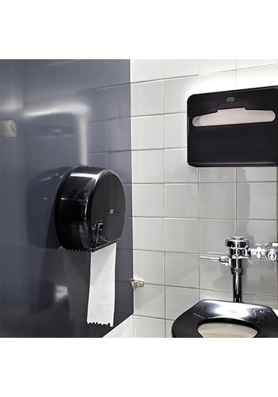 Tork 344088 Klozet Kapağı Örtüsü Dispanseri Siyah Siyah