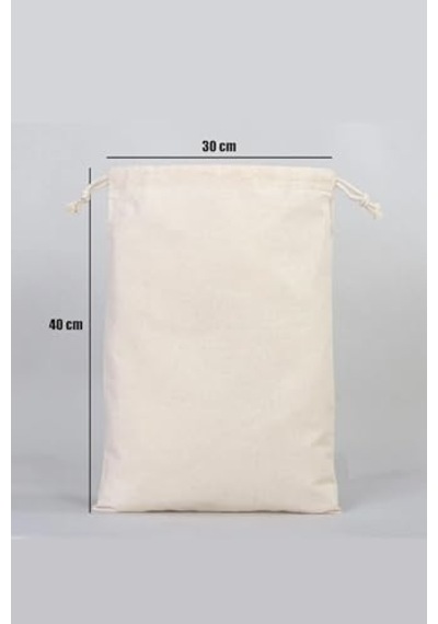 Stonehill Büzgülü Ham Bez Ayakkabı Torbası 30x40 Cm. 2 Adet Ayakkabı Baskılı