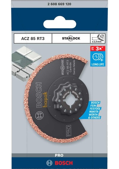 Bosch Pro Acz 85 Rt3 1'li Starlock Derz Bıçağı 2608669120