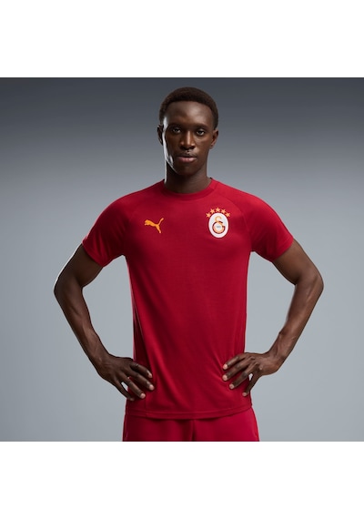 Puma Galatasaray Evostrıpe Erkek Dar Kesim Tişört 786825 01 Kırmızı
