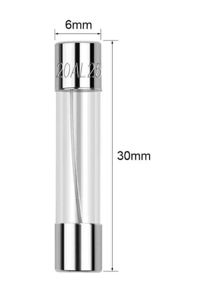 6X30Mm Cam Sigorta - 4A