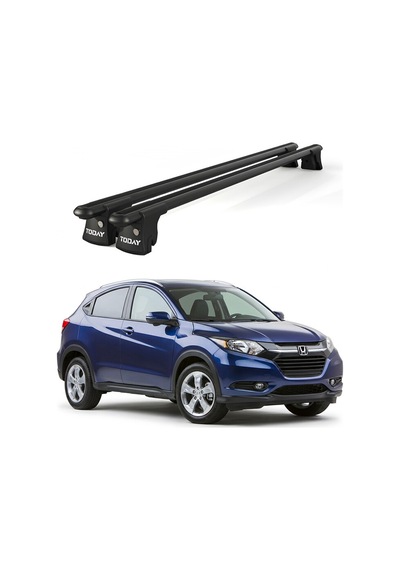 Trio-ıı Honda Hr-v 2015 Ve Sonrası Uyumlu Siyah Kilitli Ara Atkı 120cm Port Bagaj Tavan Barı