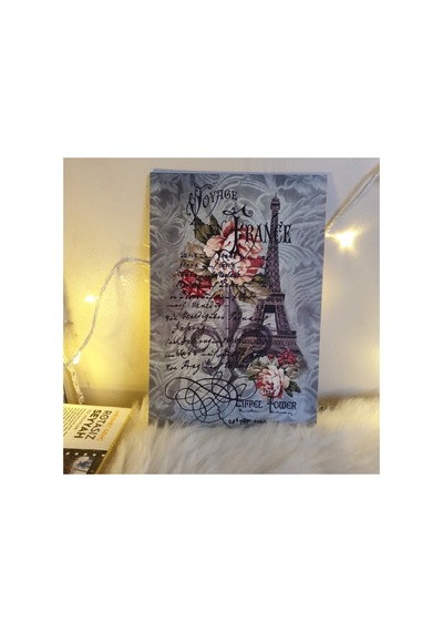 Voyage France Ahşap Poster