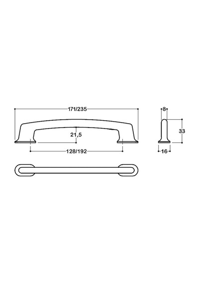 System Mobilya Kulbu Nikel Saten 128mm Kulp Sy4245 0128 Nb Çok Renkli