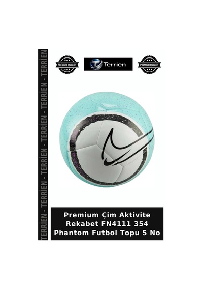 Premium Çim Aktivite Rekabet Fn4111 354 Phantom Futbol Topu 5 No Çok Renkli