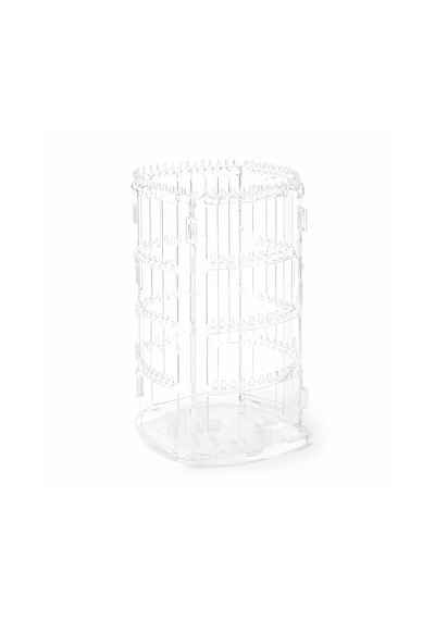 Microcase 360 Derece Döner Başlıklı Takı Aksesuar Organizer Standı Al5459 Şeffaf