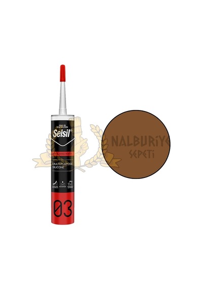 Selsil Genel Amaçlı Silikon ALTIN MEŞE 322 gr.
