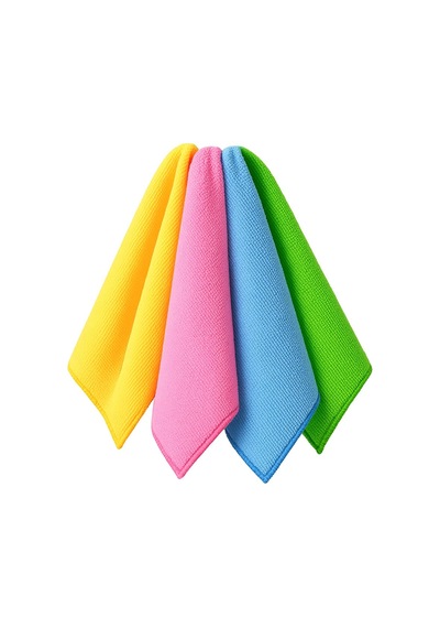 Vios Store Araç Temizlik Seti 4 Lü Mikrofiber Bez + Eldiven Model Oto Yıkama Süngeri Çizmez, İz Bırakmaz, Yüksek Emicilik Cam, Gövde, Jant Ve İç Yüzey Temizliği İçin Açık Indigo