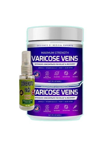 Pharmapulse Varicose Veins Purple Bakım Kremi 100 Ml X 2 Adet + Çörek Otu Yağı 30 Ml