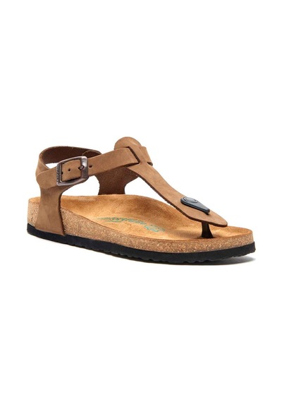 Comfortfusse Gerda - Kadın Ortopedik Hakiki Deri Sandalet Kum
