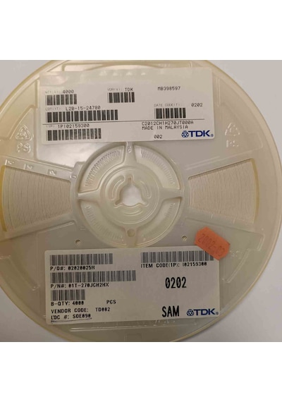 C2012ch1h270jt000a 27pf 50v 805 Smd Seramik Kondansatör 1000 Adet