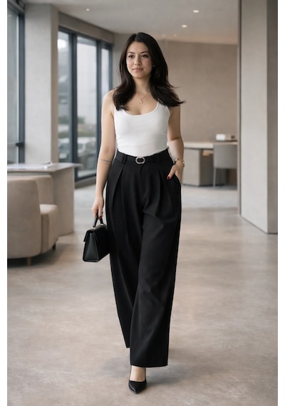 Bbbutikbasic A Pile Pantolon Gk3535 siyah