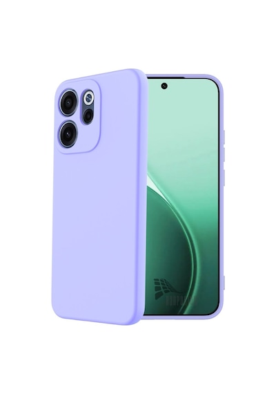 Oppo Reno 15 Fs Uyumlu Silikon Kılıf - Pastel Renk Tonu Kamera Korumalı Esnek Kapak - Lila Lila
