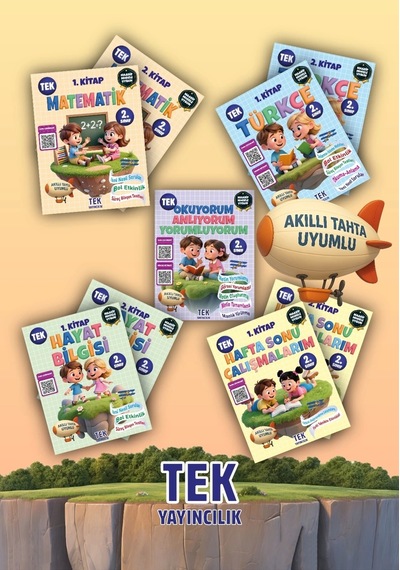 2. Sınıf Eğitim Seti Tüm Dersler 9 Kitap