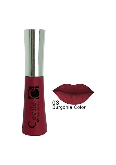 Cecile Kalıcı Mat Ruj / Long Kisses Lipgloss 03