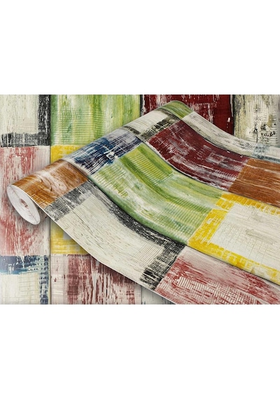 D-C-Fix 546-3177 Bahia Renkli Ahşap Yapışkanlı Folyo (45Cm X 3Mt)